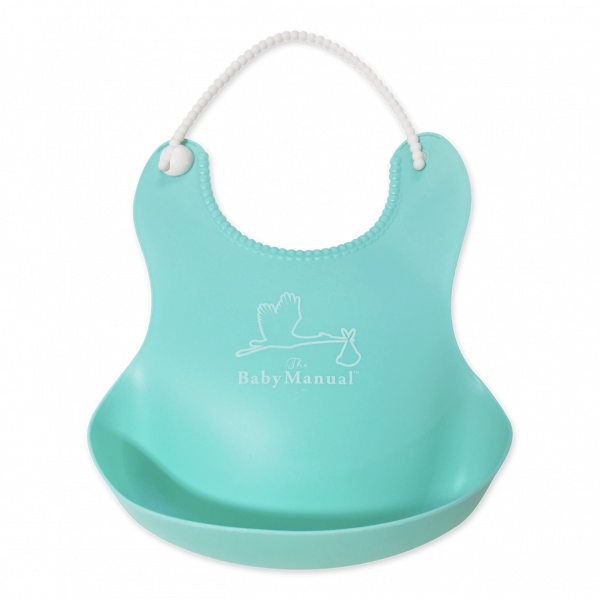 The Baby Manual™ Washable Silicone Bib
